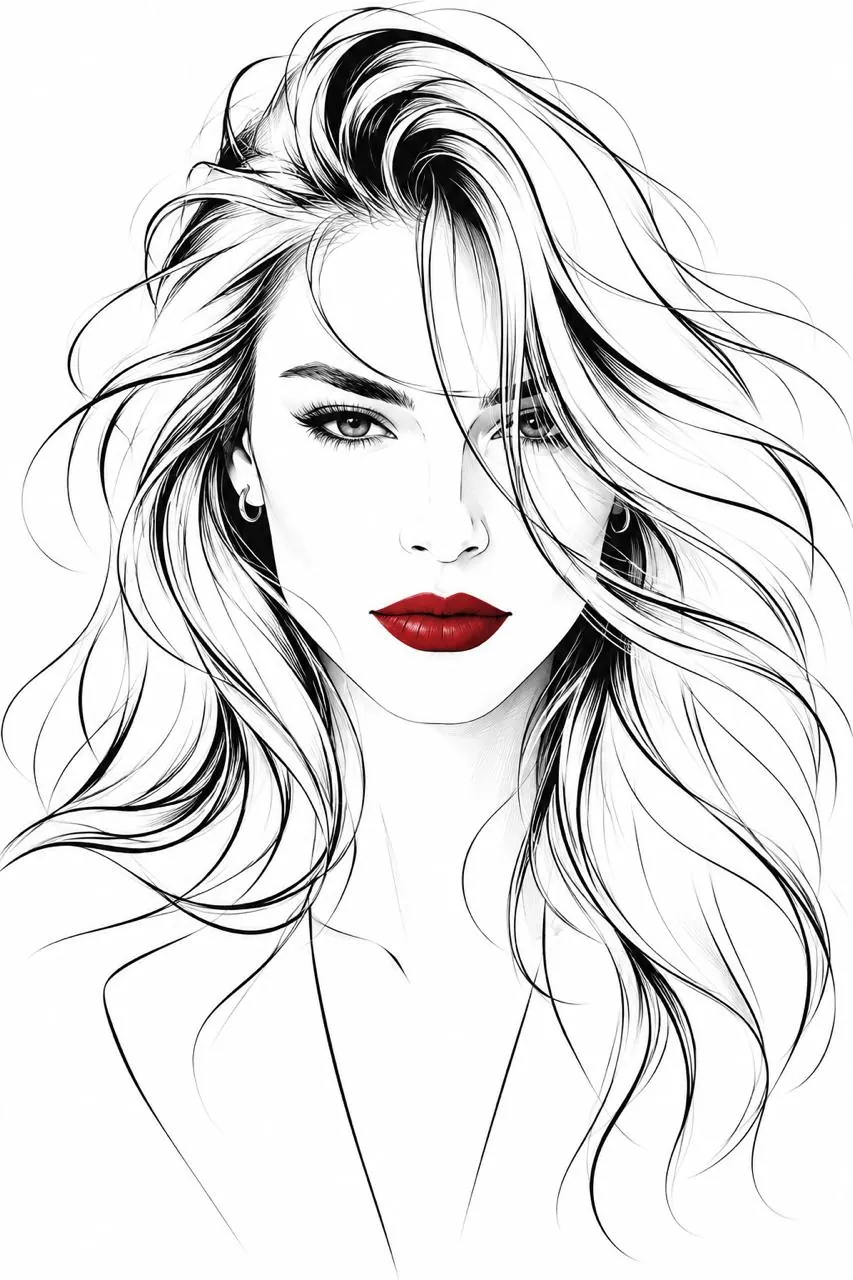 Ilustración de una mujer